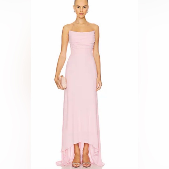 Revolve Renee Light Pink Maxi Gown - Picture 1 of 7